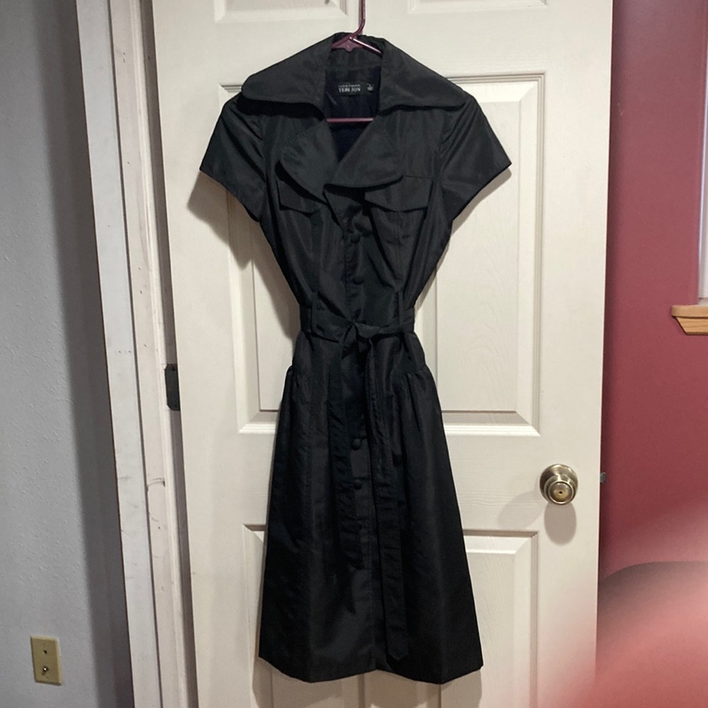 Rickie Freeman Black party dress.  Size 2.  Length-almost to the ankles.